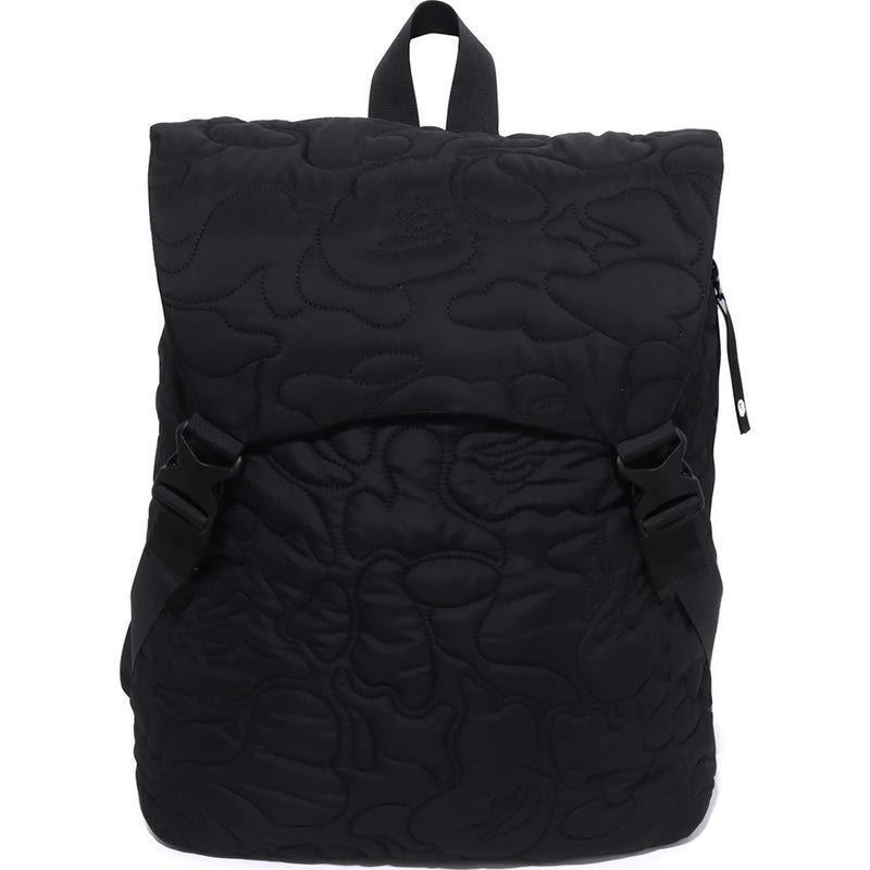 Men Bape Neon Camo Quilting Day Pack Bags Black USA | TV8451641