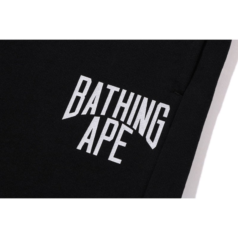 Men Bape Nyc Logo Sweat Pants Pants Black USA | LZ1446446