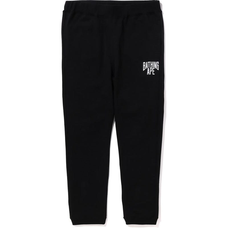 Men Bape Nyc Logo Sweat Pants Pants Black USA | LZ1446446