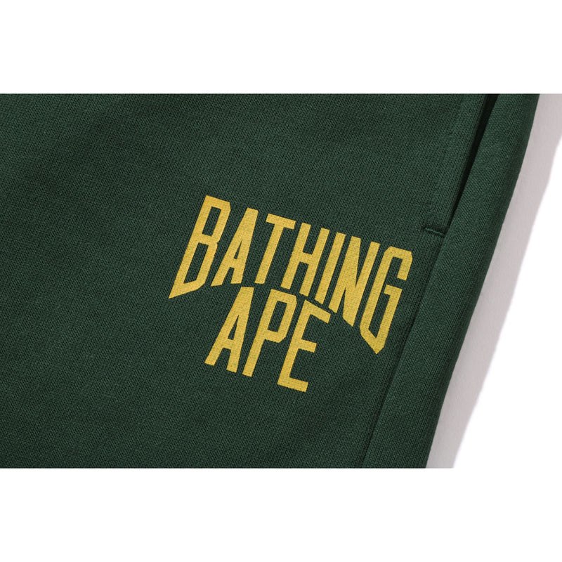 Men Bape Nyc Logo Sweat Pants Pants Green USA | GS0952592