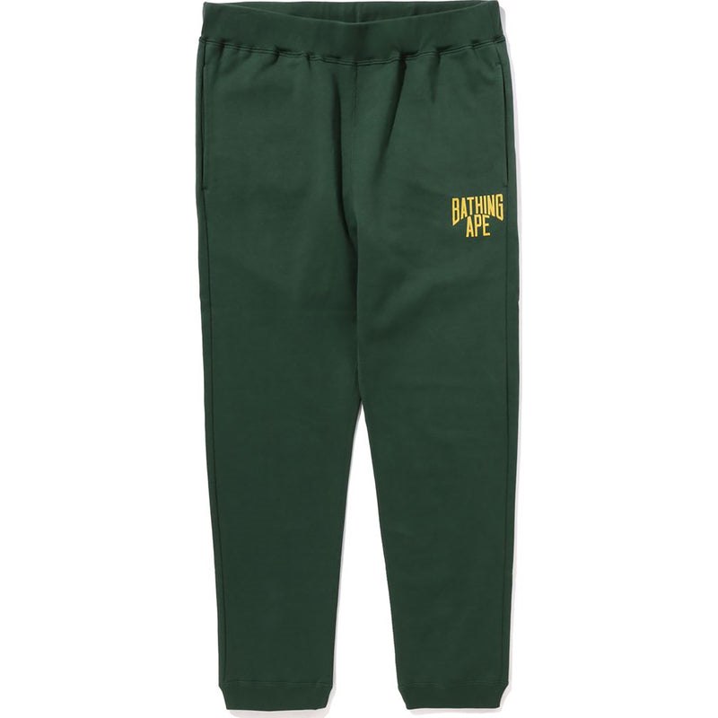 Men Bape Nyc Logo Sweat Pants Pants Green USA | GS0952592