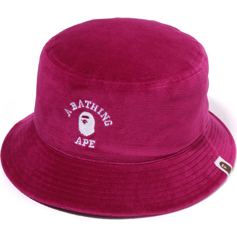 Men Bape One Point Bucket Hat Caps Purple USA | DQ2739079