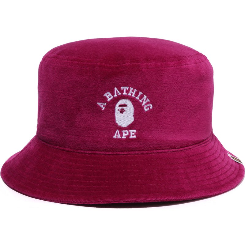 Men Bape One Point Bucket Hat Caps Purple USA | DQ2739079