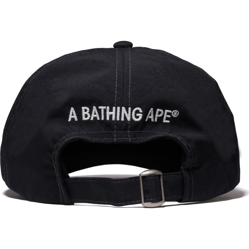 Men Bape One Point Panel Cap Caps Black USA | UG5637367