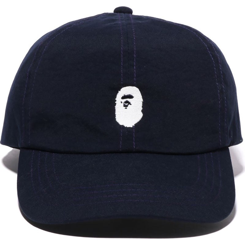 Men Bape One Point Panel Cap Caps Navy USA | FK5307737