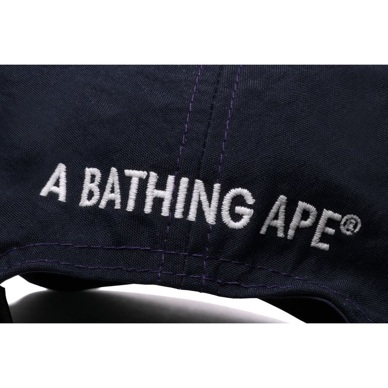 Men Bape One Point Panel Cap Caps Navy USA | FK5307737