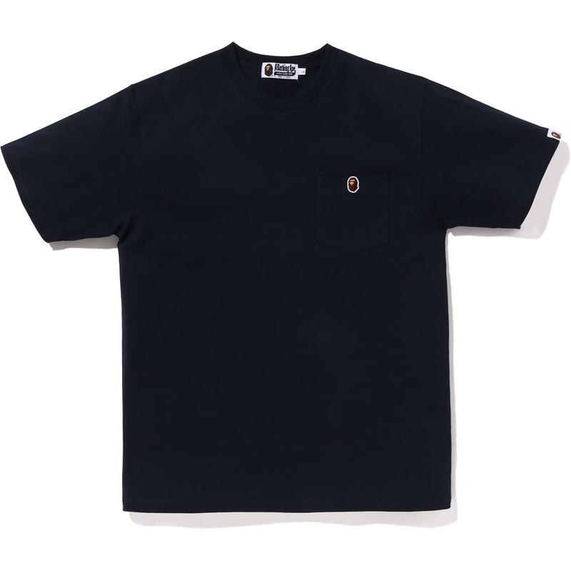 Men Bape One Point Pocket Tee Bapec Cut And Sewn Navy USA | CD5757977