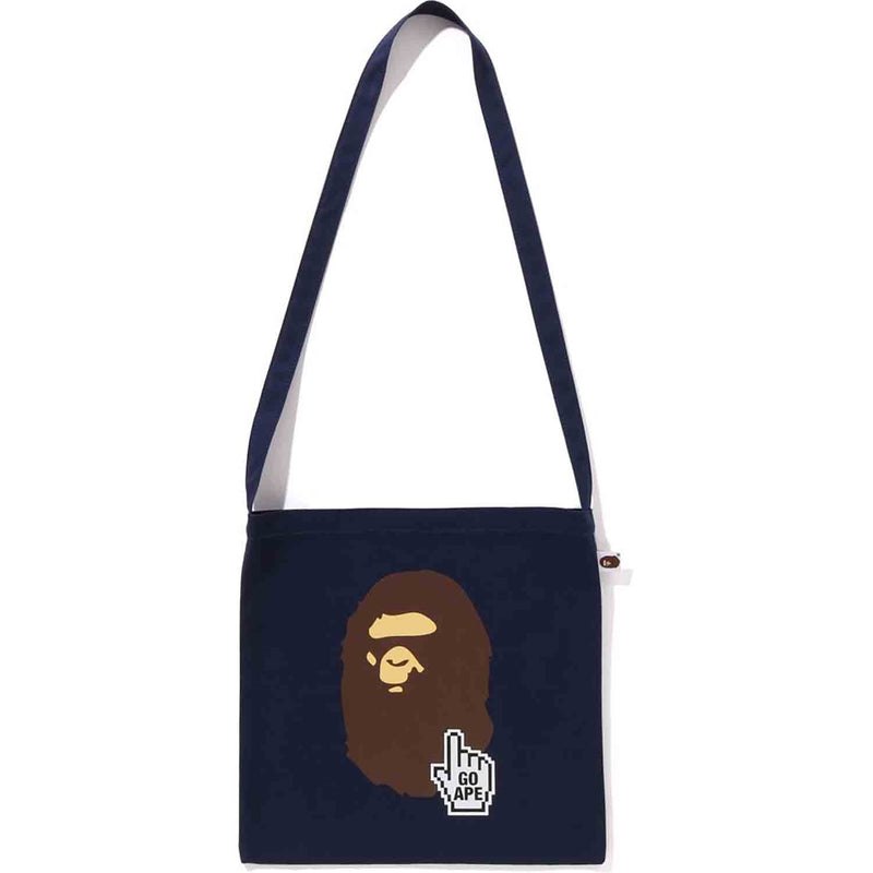 Men Bape Online Sacoche Bapec Bags Navy USA | YY9094904