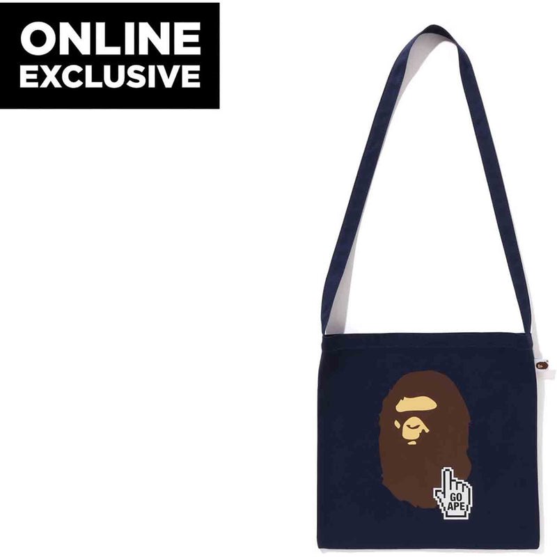 Men Bape Online Sacoche Bapec Bags Navy USA | YY9094904