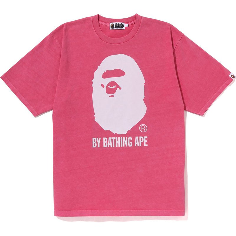 Men Bape Overdye By Bathing Ape Relaxed Fit Tee Cut And Sewn Pink USA | NL5042002