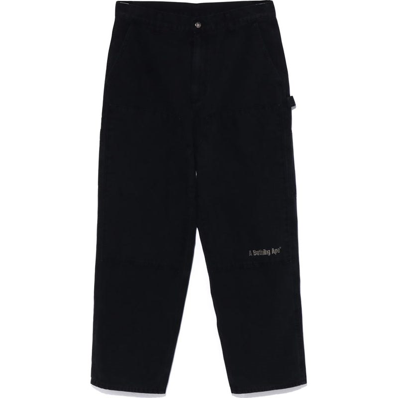 Men Bape Painter Pants Pants Black USA | FZ2364134