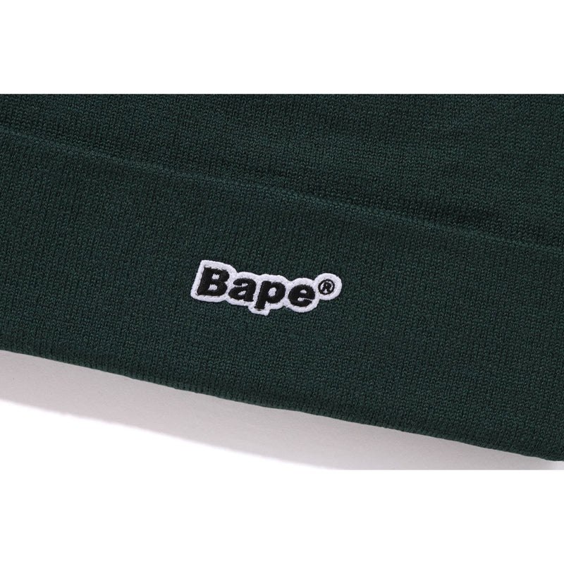 Men Bape Patch Knit Cap Caps Green USA | XP4104814