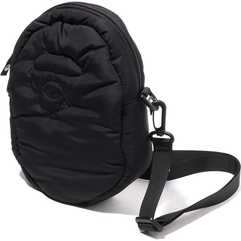 Men Bape Quilting Ape Head Shoulder Bag Bags Black USA | LS9363133