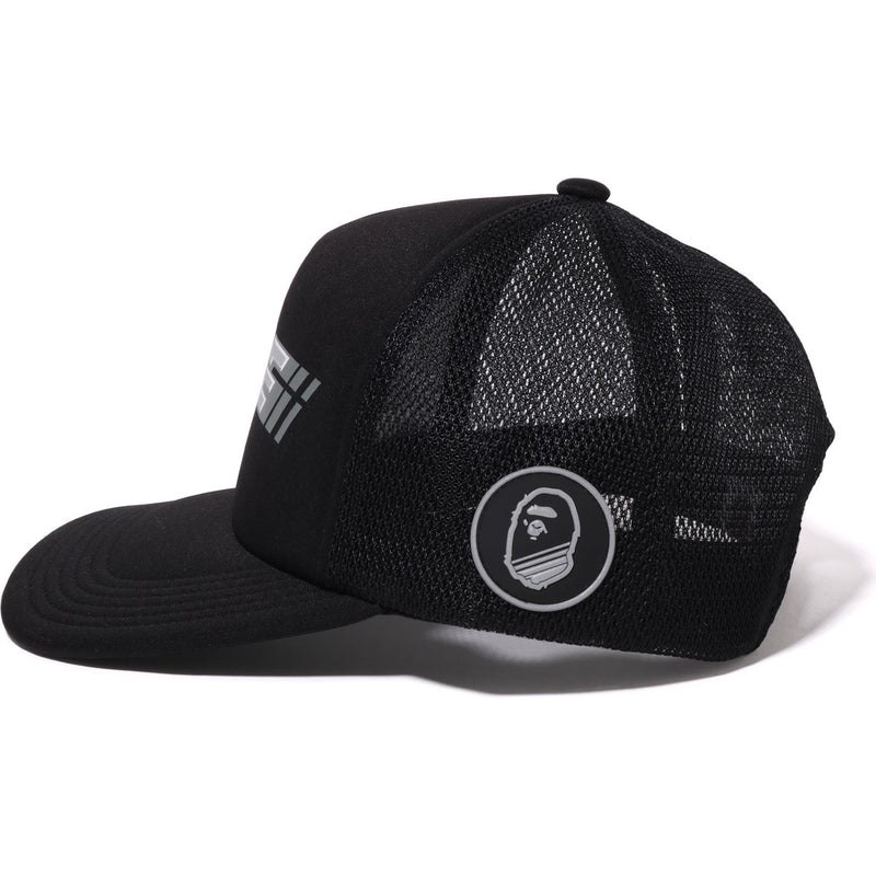 Men Bape Racing Mesh Cap Caps Black USA | YP1853583