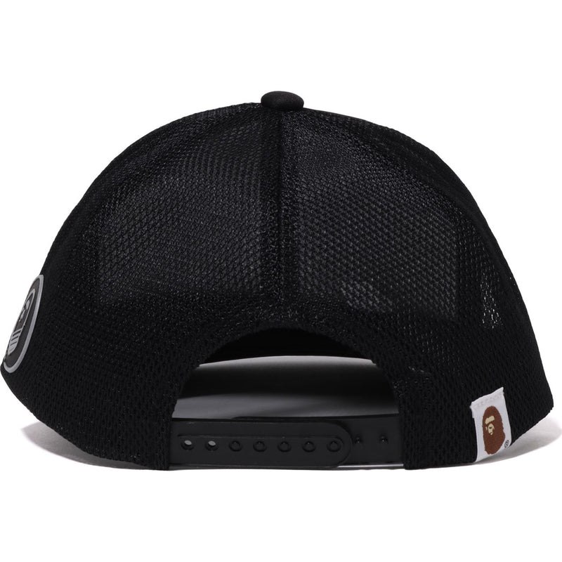 Men Bape Racing Mesh Cap Caps Black USA | YP1853583