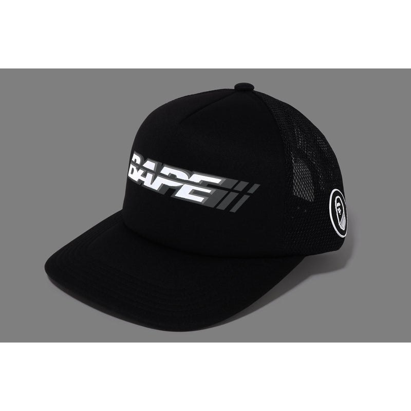 Men Bape Racing Mesh Cap Caps Black USA | YP1853583