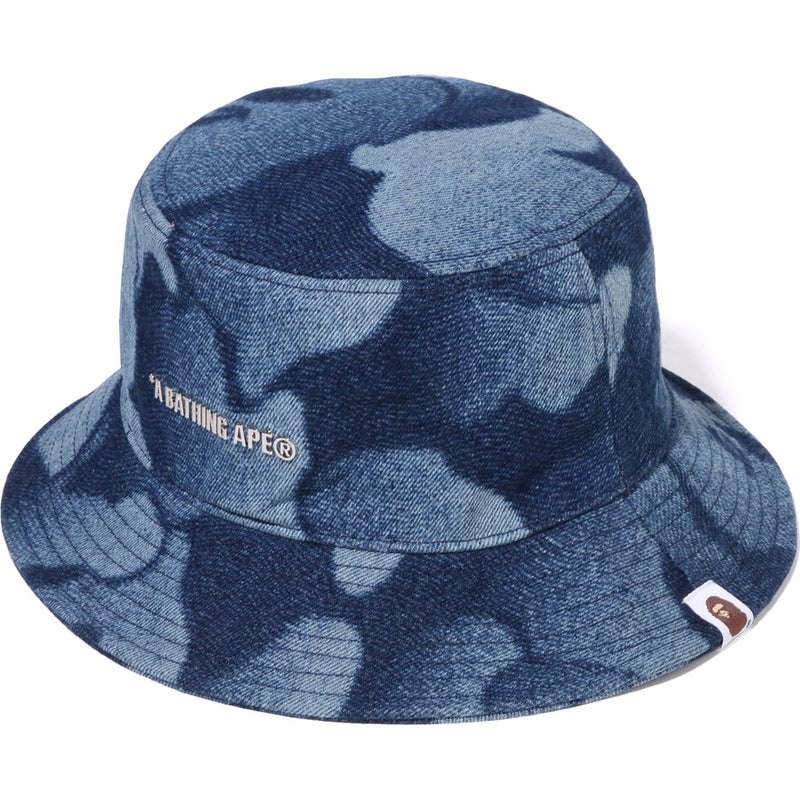 Men Bape Rainbow Jacquard Metal Logo Pin Bucket Hat Caps Multi USA | VC5854284