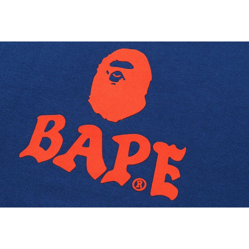 Men Bape Relaxed Fit Crewneck Sweatshirts Blue USA | OG7608568