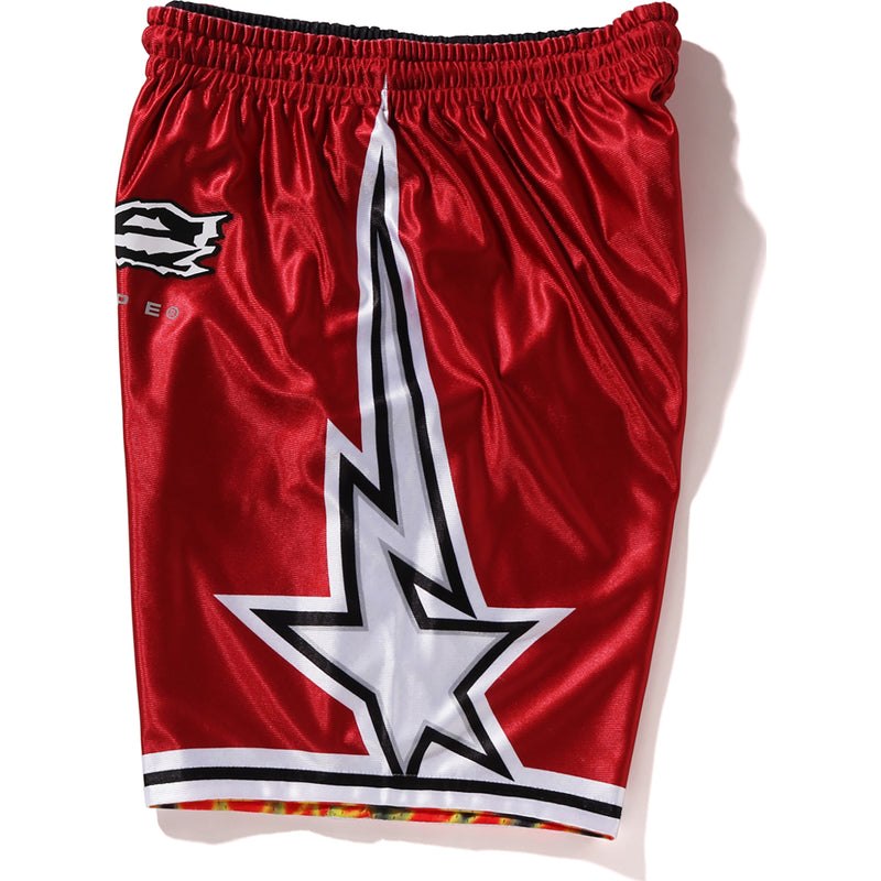 Men Bape Reversible Basketball Shorts Shorts Red USA | FR1444544