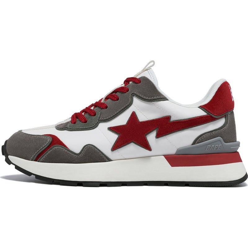 Men Bape Road Sta Express #2 Sneakers Red Grey USA | GW1756876