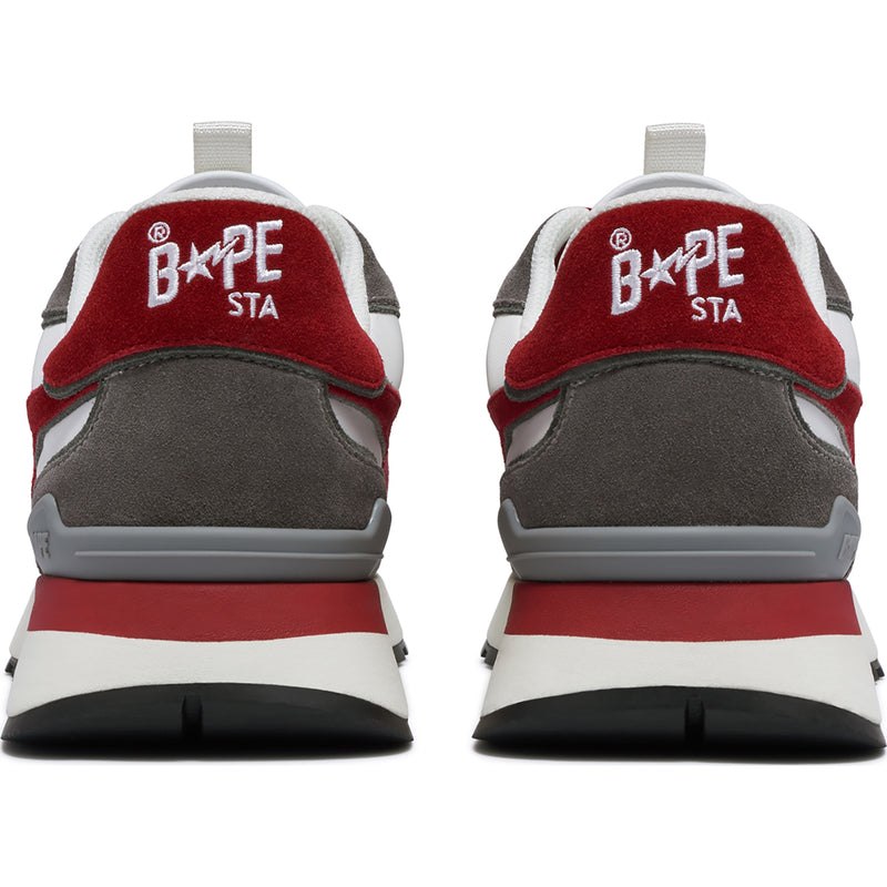 Men Bape Road Sta Express #2 Sneakers Red Grey USA | GW1756876