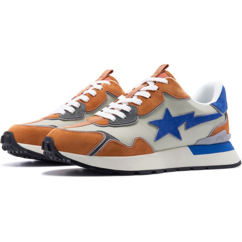 Men Bape Road Sta Express Sneakers Orange USA | UB3905595