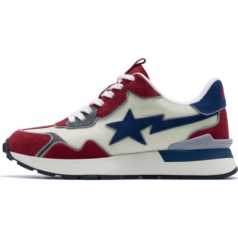 Men Bape Road Sta Express Sneakers Red USA | AF9842282