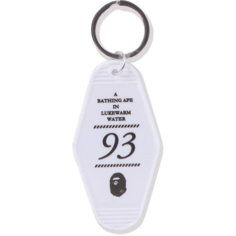 Men Bape Room Keychain Accessories White USA | CR5993193