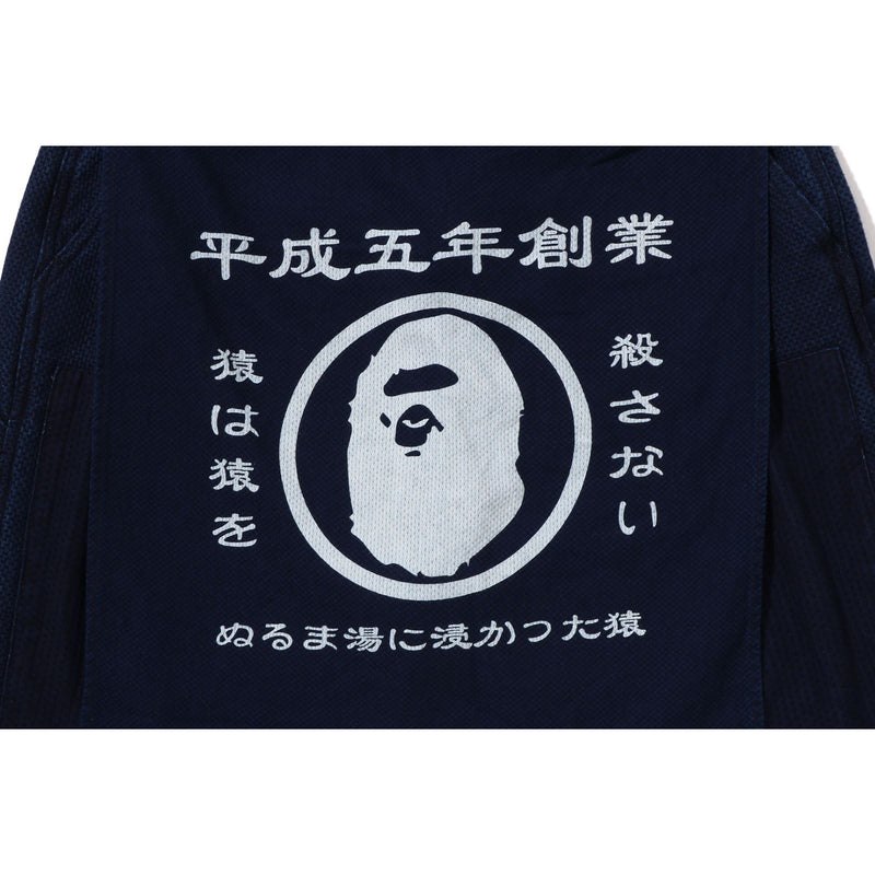 Men Bape Sashiko Painter Apron Pants Pants Indigo USA | HY7661861