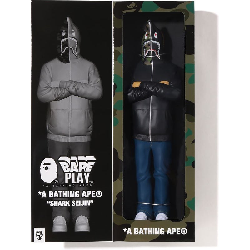 Men Bape Shark Figure Figure Black USA | WD8954294