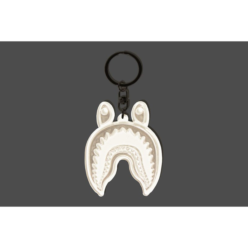 Men Bape Shark Reflective Keychain Accessories Black USA | KS2001501