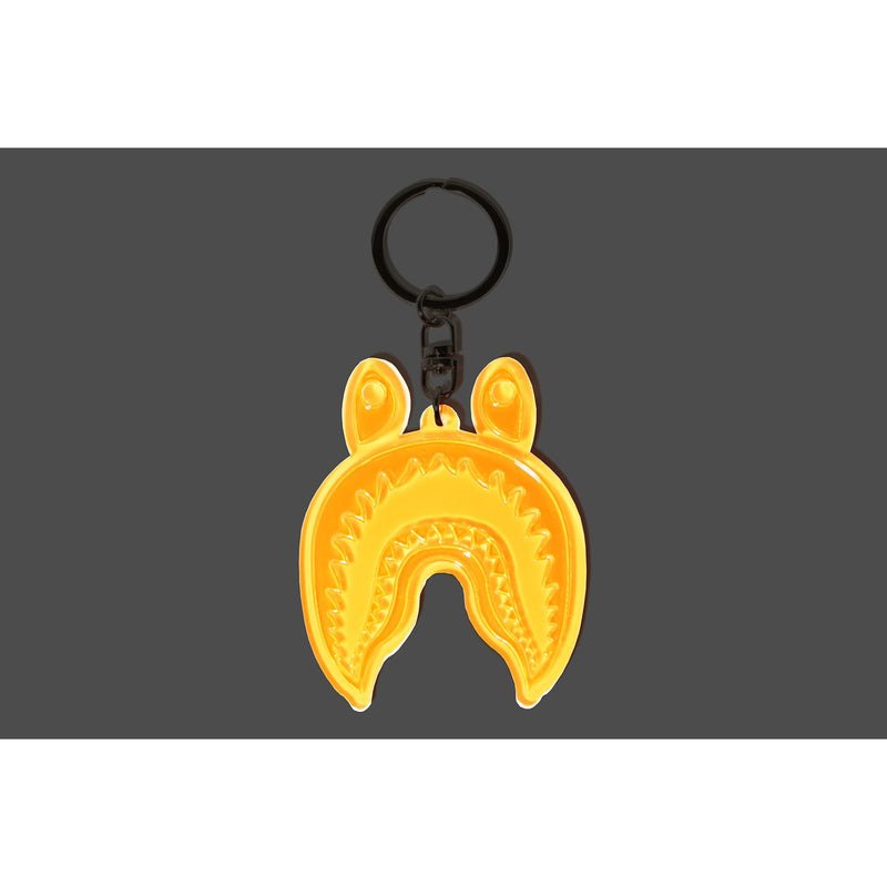 Men Bape Shark Reflective Keychain Accessories Orange USA | ZV3268628