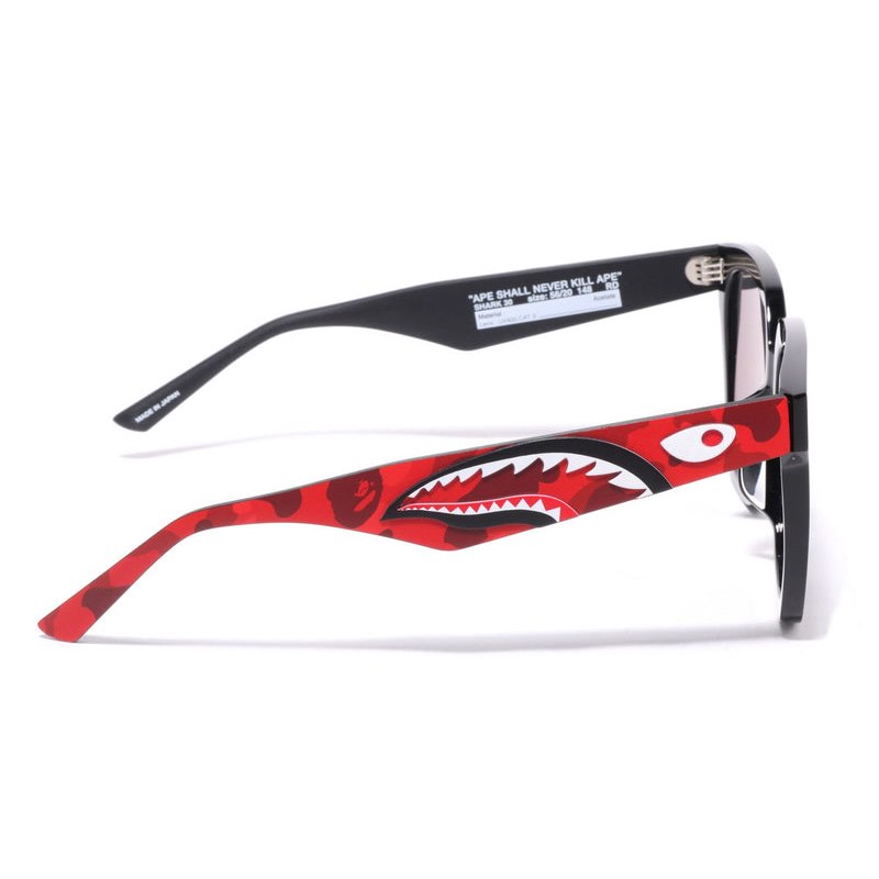 Men Bape Shark Sunglasses 13 Shark30 Eyewear Red USA | YJ7355535