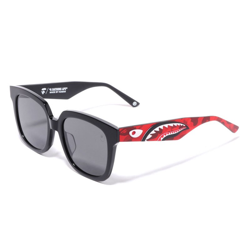 Men Bape Shark Sunglasses 13 Shark30 Eyewear Red USA | YJ7355535