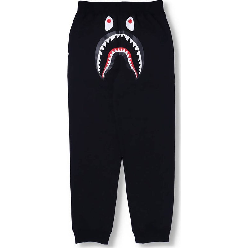 Men Bape Shark Sweat Pants Pants Black USA | RH3725675