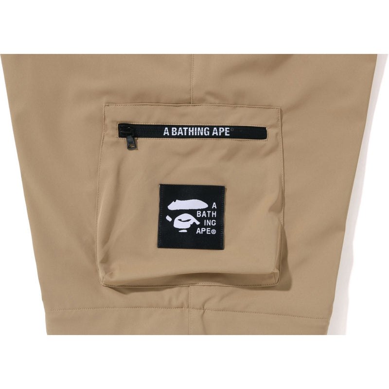 Men Bape Side Pocket Detachable Relaxed Fit Pants Pants Beige USA | DO3179819