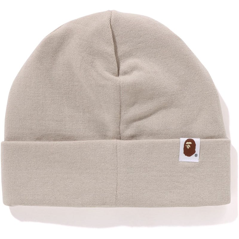 Men Bape Silicon Ape Head Knit Cap Caps Beige USA | JF8598258