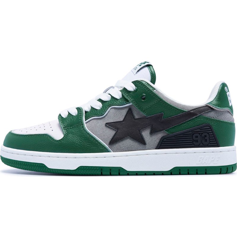 Men Bape Sk8 Sta #1 Sneakers Green USA | HS1006806