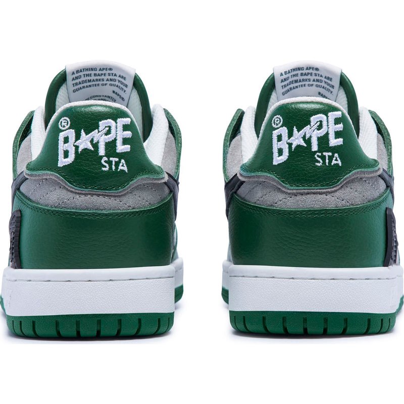 Men Bape Sk8 Sta #1 Sneakers Green USA | HS1006806