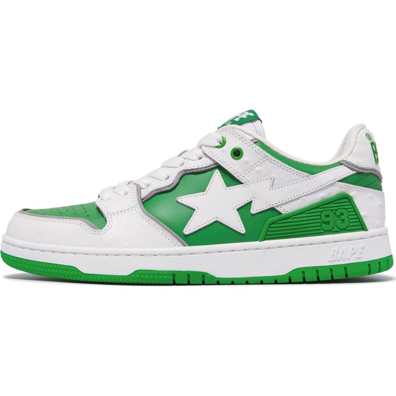 Men Bape Sk8 Sta #1 Sneakers Green USA | JM6776676