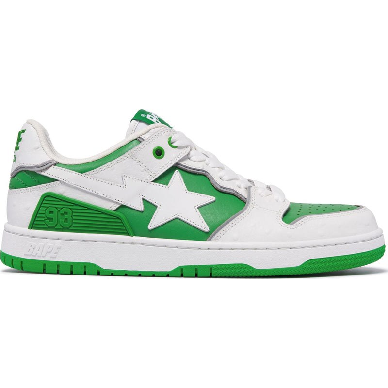 Men Bape Sk8 Sta #1 Sneakers Green USA | JM6776676