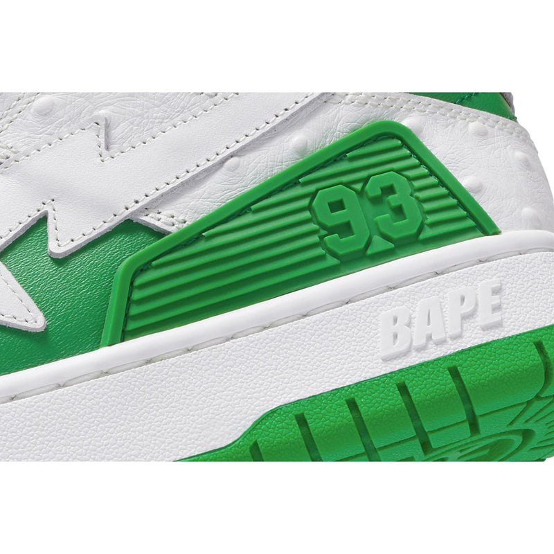 Men Bape Sk8 Sta #1 Sneakers Green USA | JM6776676