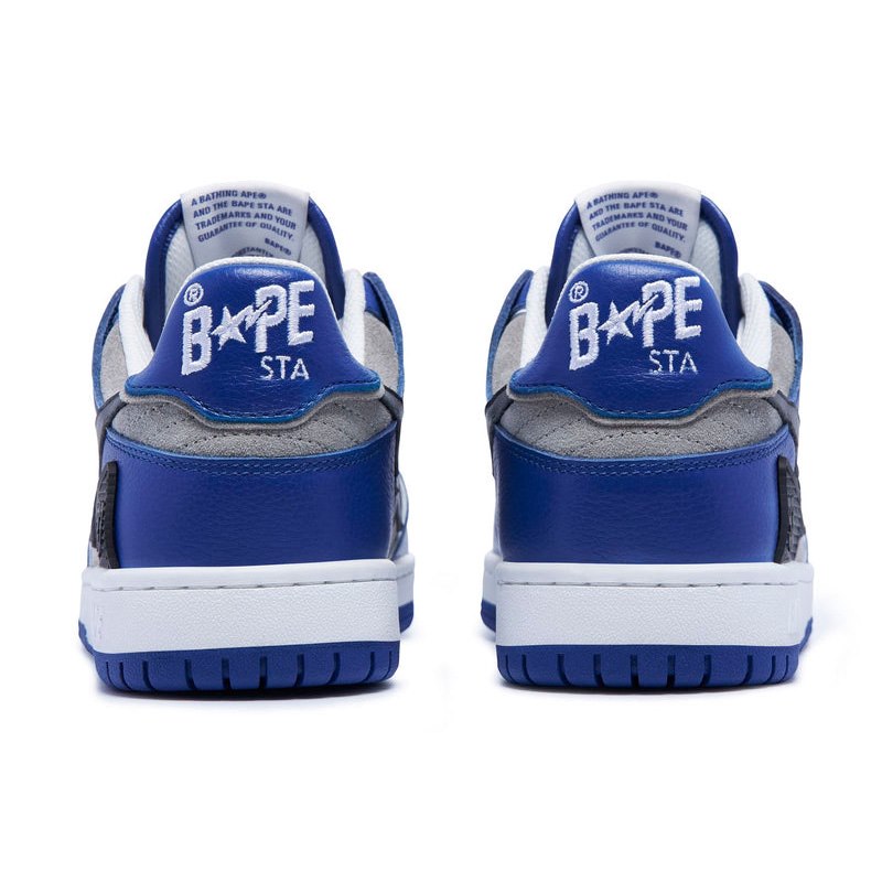 Men Bape Sk8 Sta #1 Sneakers Navy USA | YF8124914