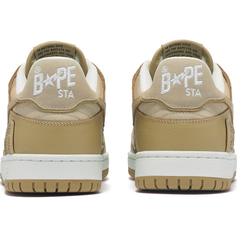 Men Bape Sk8 Sta #4 Sneakers Beige USA | YZ3674264