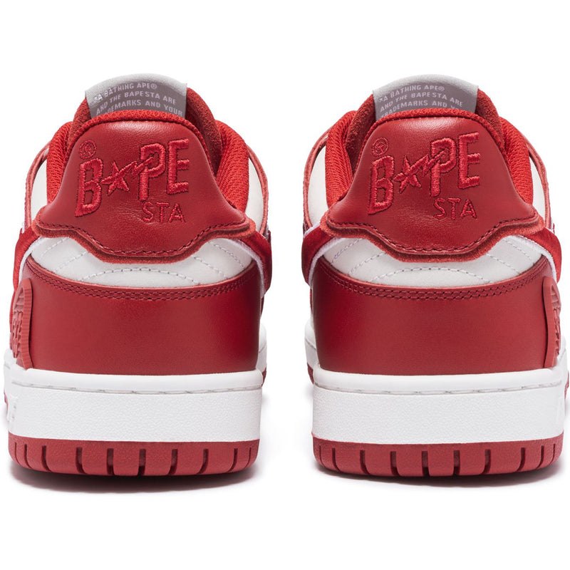 Men Bape Sk8 Sta #5 Sneakers Red USA | BD5354734