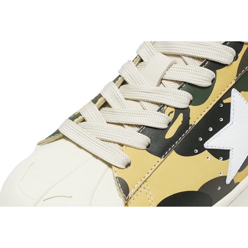 Men Bape Skull Sta 1st Camo Sneakers Yellow USA | KF8816186