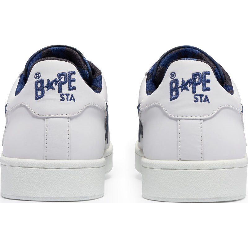 Men Bape Skull Sta Sneakers Navy USA | EC1936196