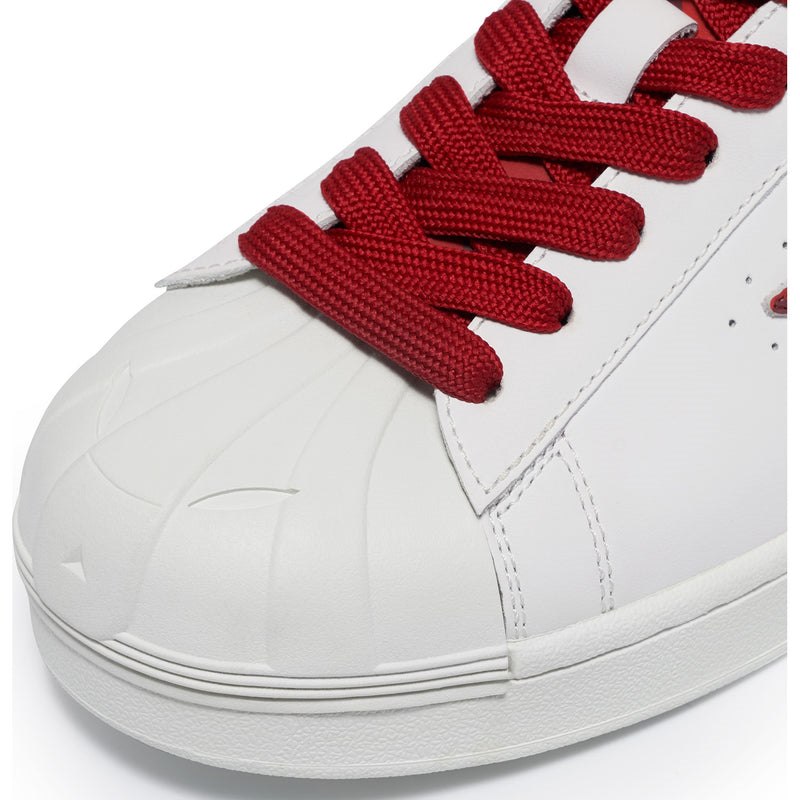 Men Bape Skull Sta Sneakers Red USA | ZF9106516