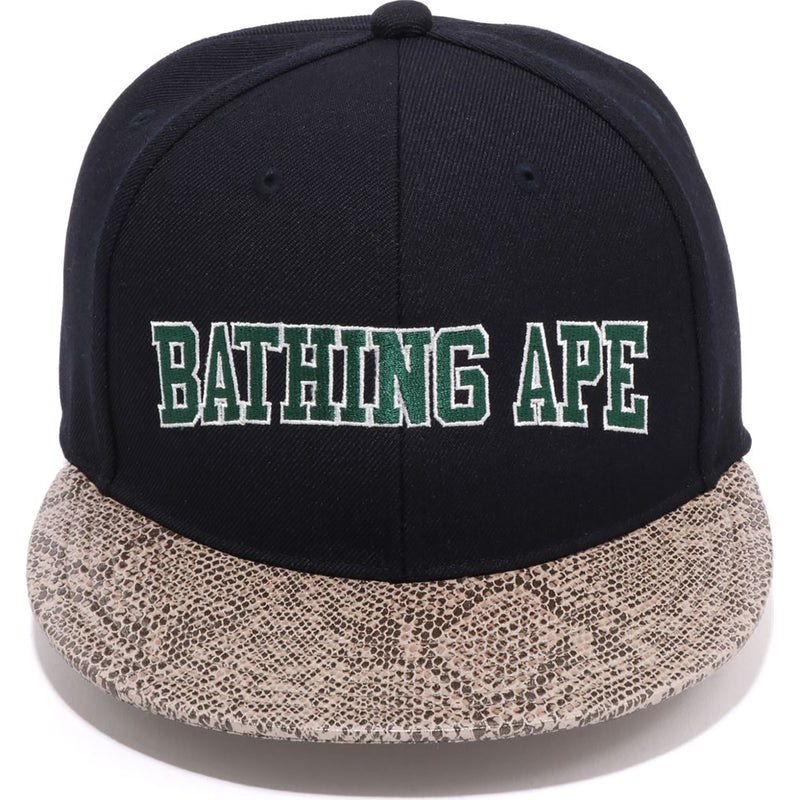 Men Bape Snake Panel Cap Caps Navy USA | FG4540550