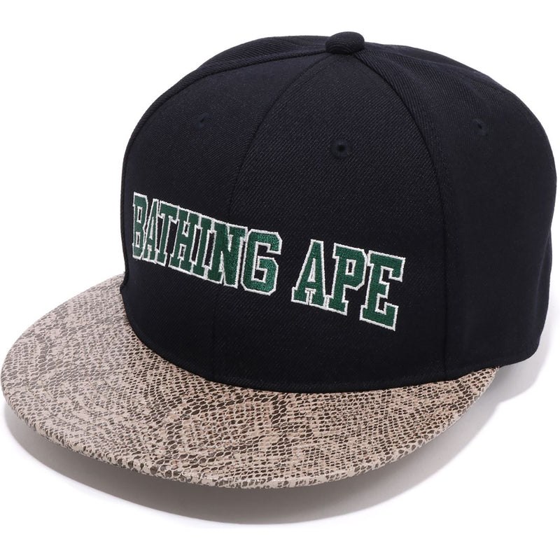 Men Bape Snake Panel Cap Caps Navy USA | FG4540550